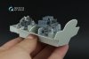 Quinta Studio QD+32261 Tornado ECR German 3D-Printed & coloured Interior on decal paper (Revell) (with 3D-printed resin parts) 1/32